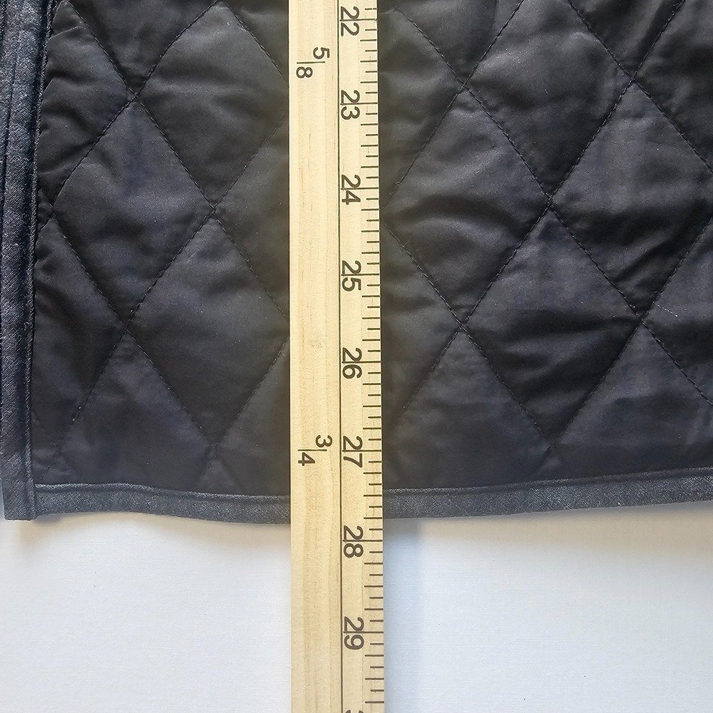 Charter Club Black Vest Size 2XL Sleeveless Quilted Zipper - Picture 7 of 9